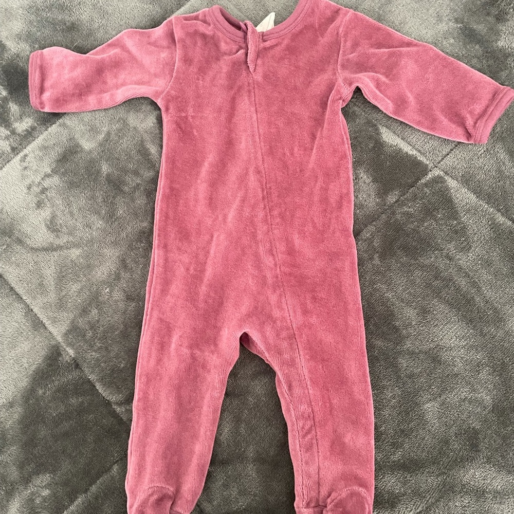 Velour onesie